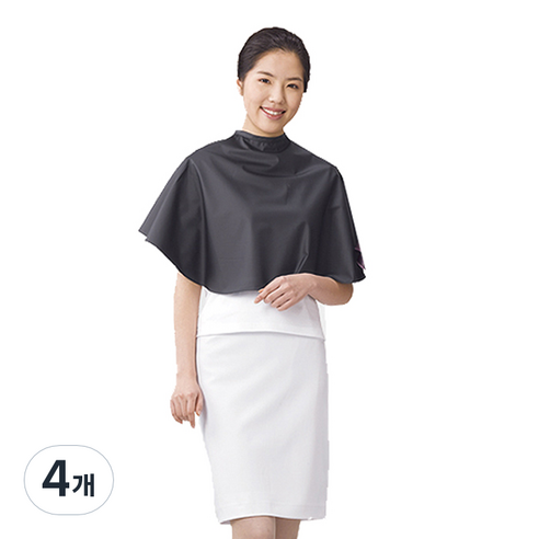 살롱 파마보 (소), 4개, 블랙 LN430