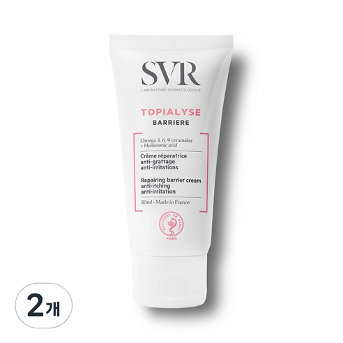 SVR 토피알리즈 배리어 크림, 50ml, 2개