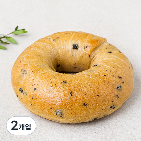 브로드카세 올리브 발효종 베이글, 120g, 1개입, 2개