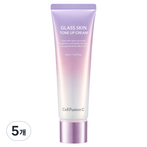 셀퓨전씨 NEW 글래스 스킨 톤업 크림, 50ml, 5개