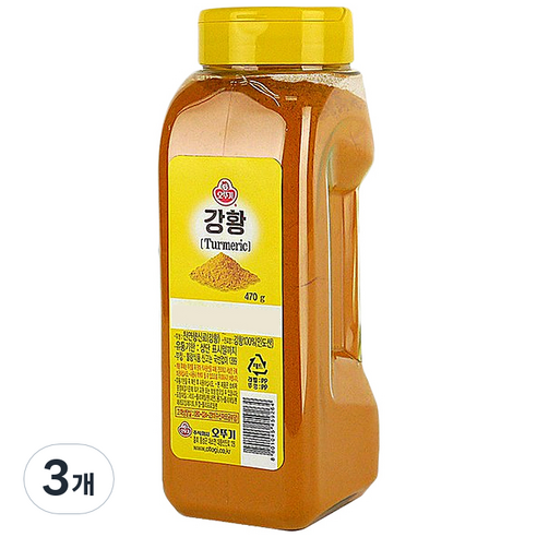 오뚜기 강황, 470g, 3개