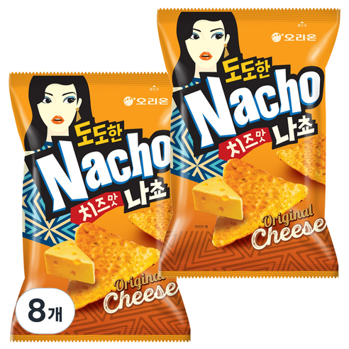 오리온 도도한 나쵸 치즈맛, 155g, 8개