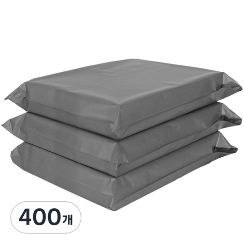 황제포장산업 HDPE 접착식 은먹색 택배봉투, 400개