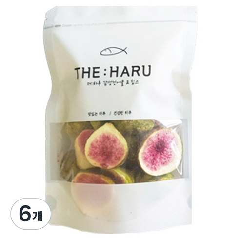 더하루 동결건조과일 무화과, 55g, 6개