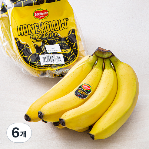 델몬트 허니글로우 바나나, 1kg 내외, 6개