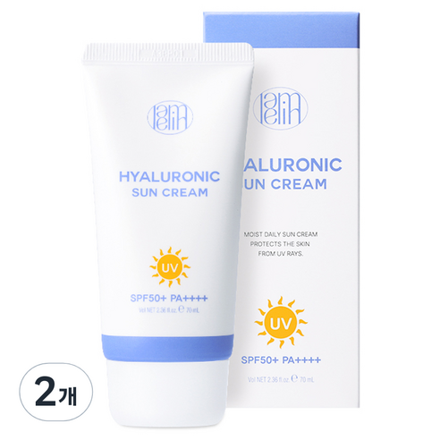 라멜린 히알루로닉 선 크림 SPF50+ PA++++, 70ml, 2개