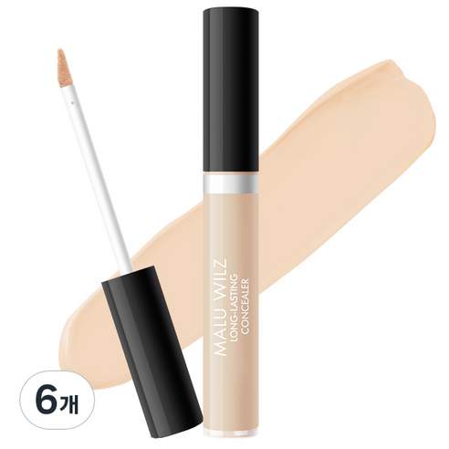 마루빌츠 롱래스팅 리퀴드 컨실러 7ml, 3호 라이트베이지, 6개