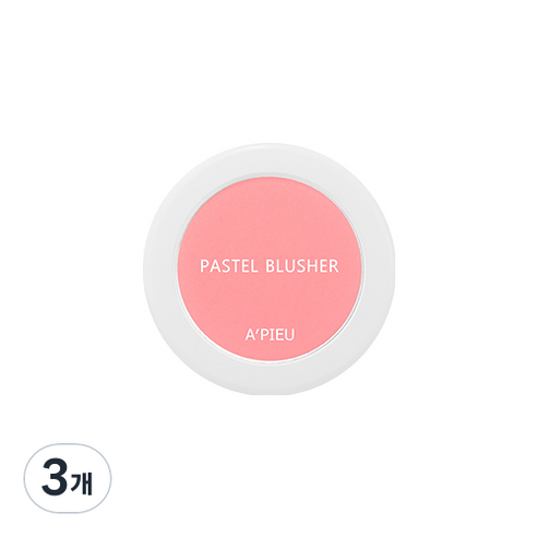 어퓨 파스텔 블러셔 4.3g, PK04, 3개
