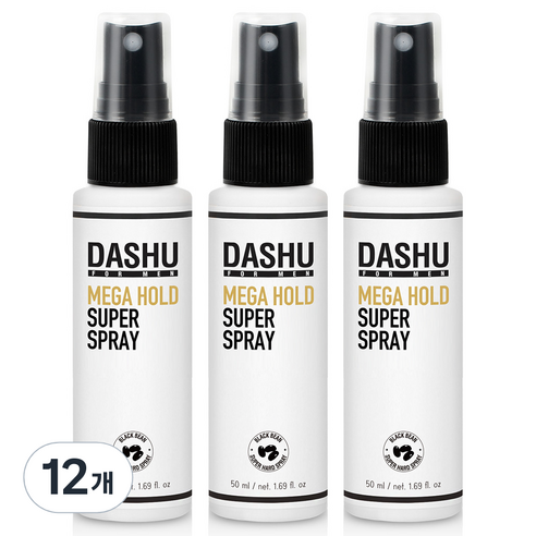 다슈 포 맨 프리미엄 메가 홀드 슈퍼 헤어스프레이, 50ml, 12개