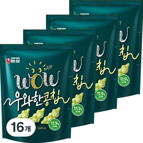 우와한 콩칩, 16개, 42g