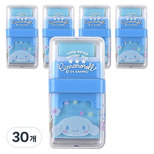 산리오캐릭터즈 롤러지우개, 블루, 30개