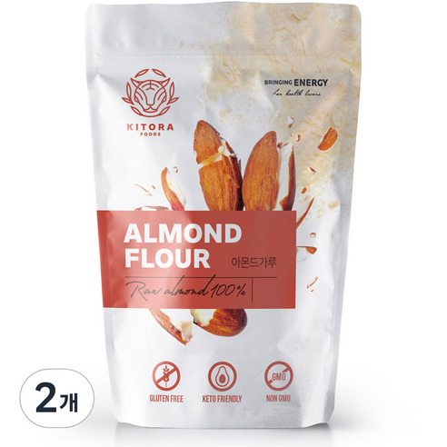 키토라푸드 글루텐프리 아몬드가루, 2개, 1kg