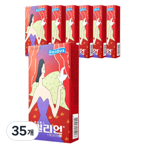유니더스 밀리언 콘돔, 12개입, 35개