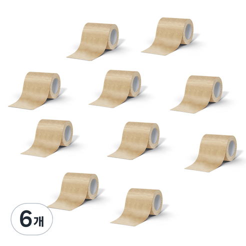 데이바이데이 바른생활이야기 밴드 7.5cm x 4.5m 스킨, 6개, 10개입