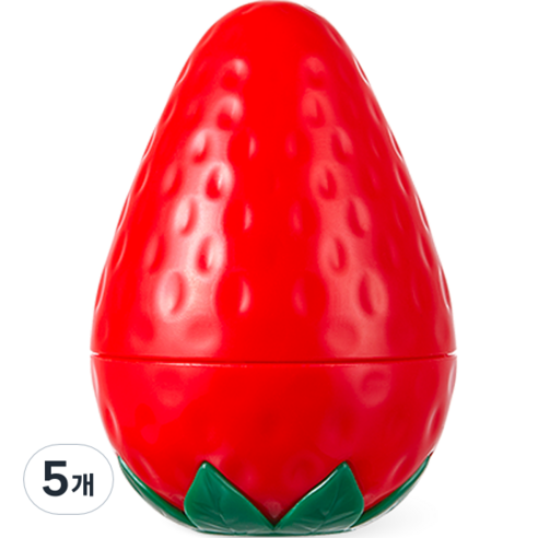 토니모리 미니 과일 립밤, 딸기, 7g, 5개