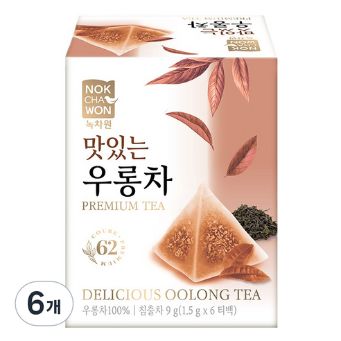 녹차원 맛있는 우롱차, 36개, 6개, 6개입