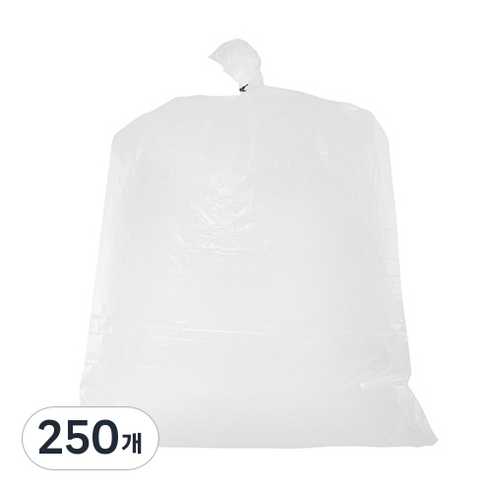 베로나 분리수거함 평판봉투 투명, 70L, 250개