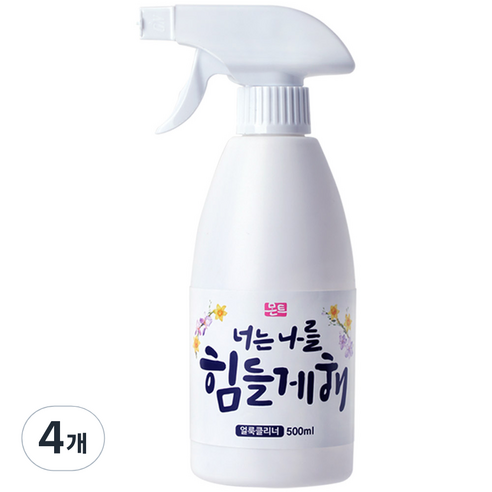 몬트 너는나를힘들게해 얼룩클리너, 500ml, 4개
