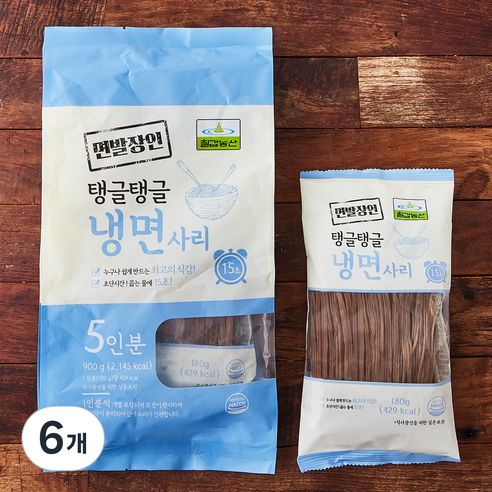칠갑농산 냉면사리 5인분, 900g, 6개