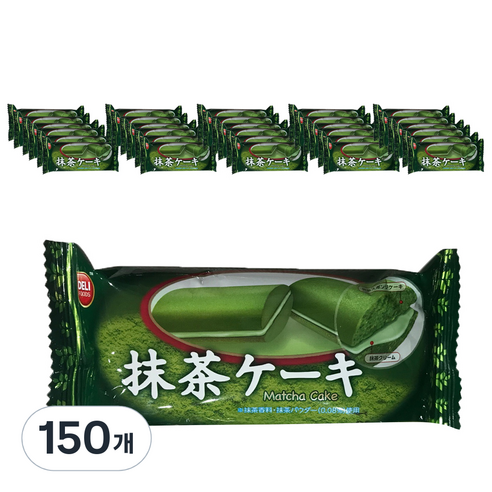 델리 말차 케이크 대용량 행사용, 18g, 150개