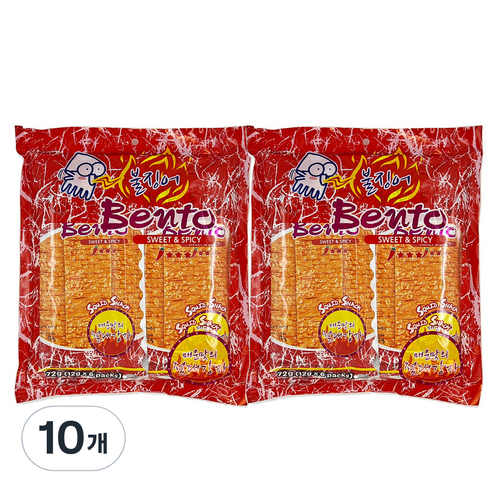 벤토 불징어 스위트앤스파이시 12g x 6p, 10개