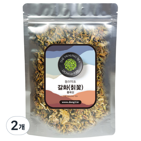 동이약초 칠꽃 갈화, 250g, 2개