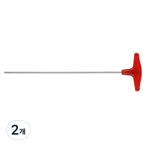 썬키 T형 육각렌치 롱타입 4 x 300 mm ST-4L, 2개