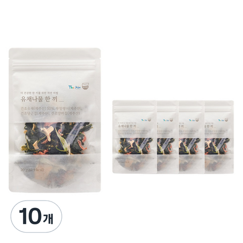 간편한 제주산 건나물 유채나물 한 끼, 10개, 20g