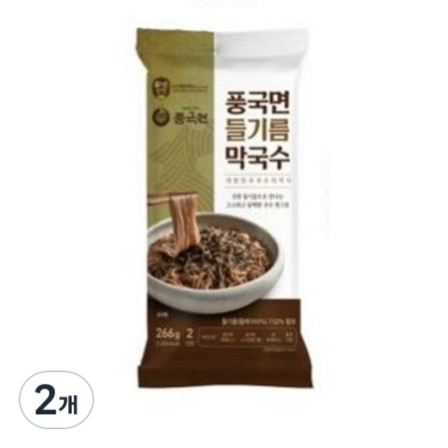 풍국면 들기름 막국수, 266g, 2개