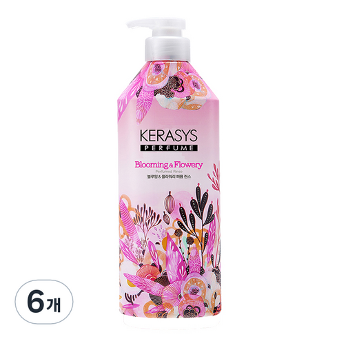 케라시스 퍼퓸 린스 블루밍 앤 플라워리, 980ml, 6개