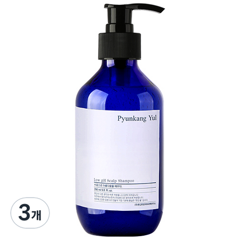 편강율 약산성 두피 샴푸, 290ml, 3개
