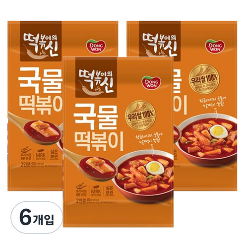 동원 떡볶이의 신 국물떡볶이, 420g, 6개