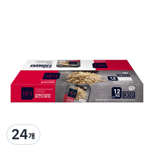 The미식 찰현미쌀밥, 180g, 24개