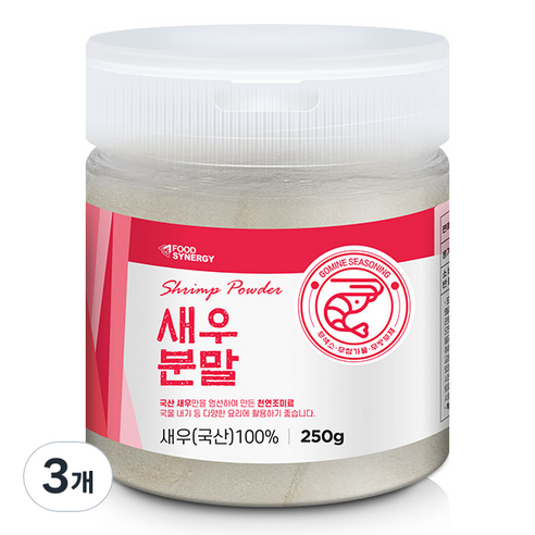 고미네 새우분말, 250g, 3개