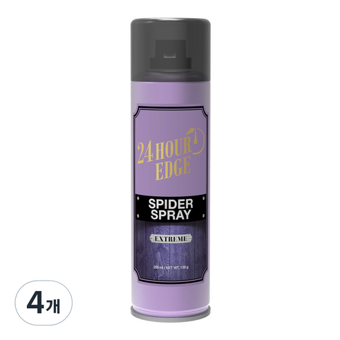 24시간엣지 스파이더 스프레이 익스트림, 4개, 200ml
