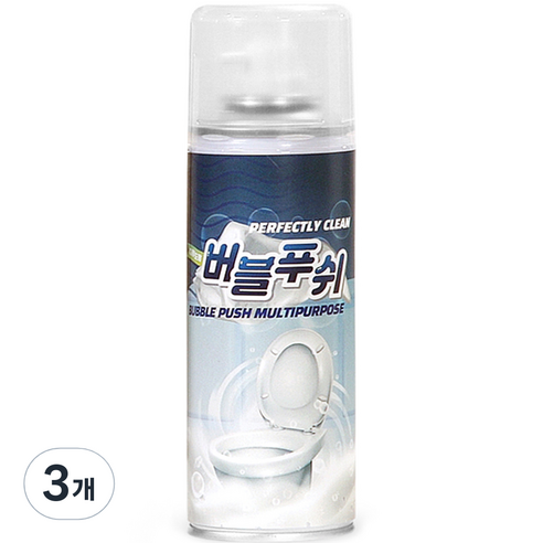 버블푸쉬 배수구 다용도용 클리너, 160g, 3개
