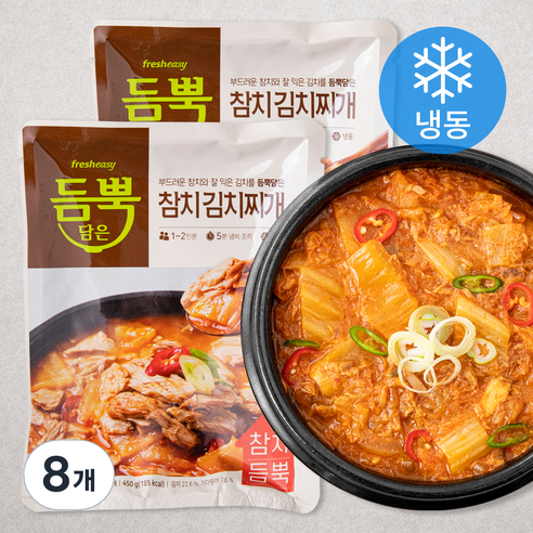 듬뿍담은 참치 김치찌개 (냉동), 450g, 8개