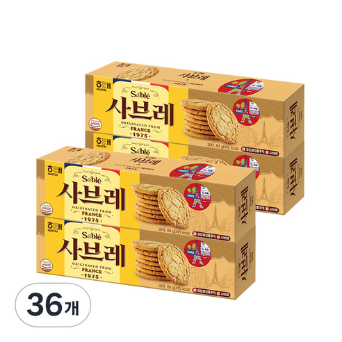 Sable 비스켓, 84g, 36개