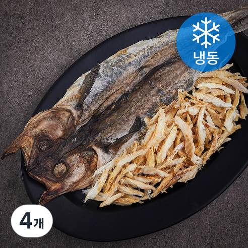 해맑은푸드 손질먹태 (냉동), 120g(특대), 4개