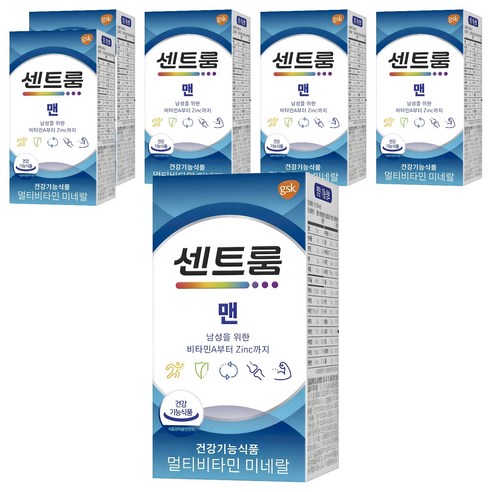 센트룸 맨 멀티비타민 미네랄, 50정, 6개
