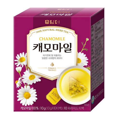 담터 캐모마일 삼각티백, 1g, 10개입, 4개