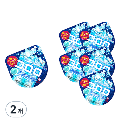 UHA 미카쿠도 코로로 소다맛 젤리 40g x 6개입, 12개