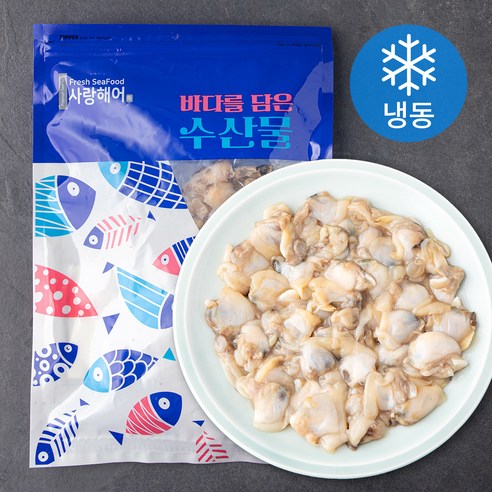 사랑해어 국산 바지락살 (냉동), 100g, 5개 건조해삼국산