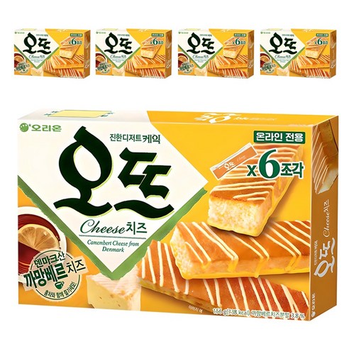 오리온 진한 디저트 케익 오뜨 치즈, 156g, 20개