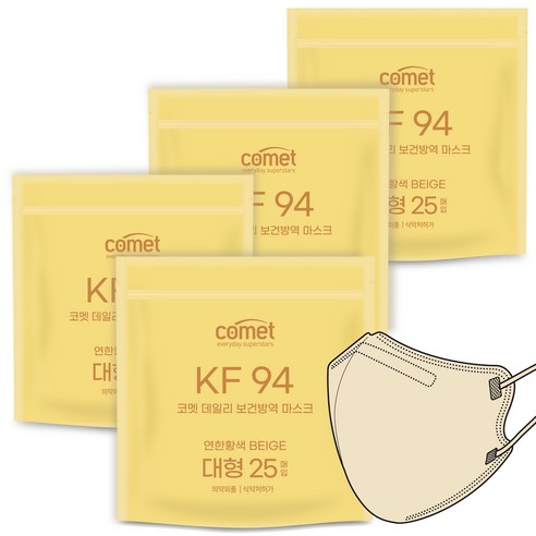 kf94마스크100매 추천상품 코멧 KF94 마스크: 보건방역을 위한 최상의 선택 소개