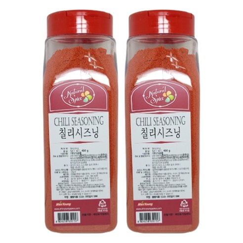 내츄럴스파이스 칠리 씨즈닝, 450g, 2개