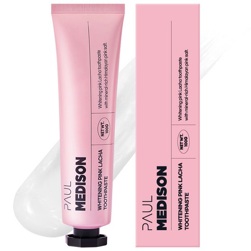 폴메디슨 화이트닝 핑크 솔트 라차 구취케어 치약, 100g, 3개