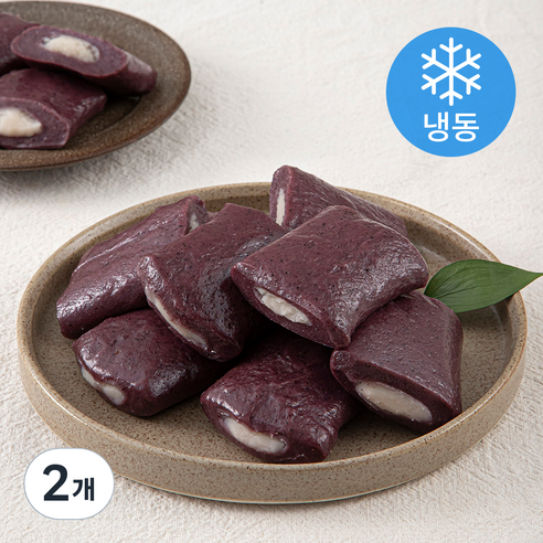 시루조아 흑미 앙꼬절편 (냉동), 780g, 2개