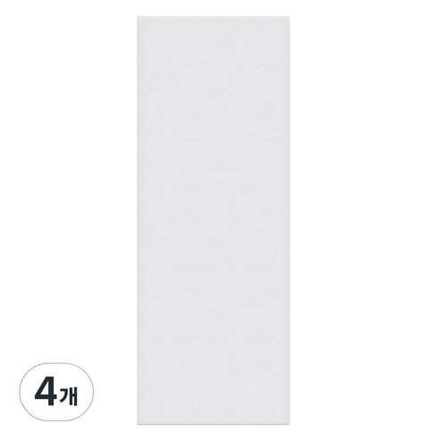 모엔드 왁싱 스트립 부직포 천 7 x 20 cm 100p, 4개
