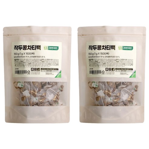 자연지인 작두콩차 삼각티백, 1g, 150개입, 2개